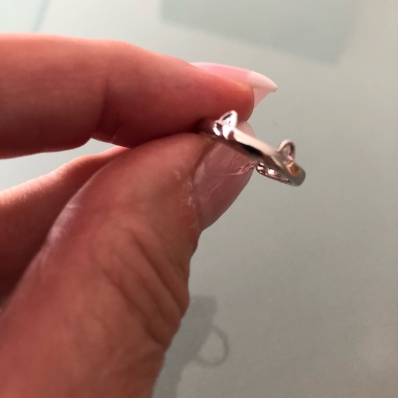 Cat dog ring adjustable 925 silver cat dog - Picture 2 of 4
